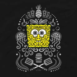 Monster Digital Clothing SpongeBob Sugar Sponge Reduced Color Crew Neck Sweatshirt