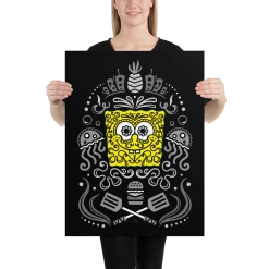 Circlegraphics Home & Office SpongeBob Sugar Sponge Reduced Color Poster