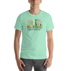 Printful SpongeBob SquarePants Squidward Snapperchat Meme Unisex Premium T-Shirt