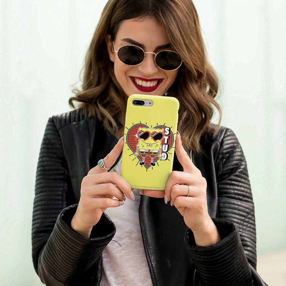 Monetyze-casetry Accessories SpongeBob SquarePants Heart Sunglasses Stud Tough Phone Case 2 Monetyze-casetry Accessories SpongeBob SquarePants Heart Sunglasses Stud Tough Phone Case
