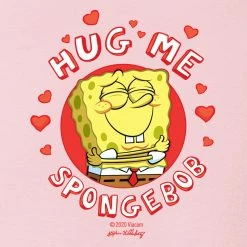 Dtg2go SpongeBob SquarePants Kissable, Loveable, Huggable Baby Bodysuit