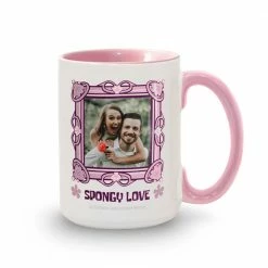 Photomugs Drinkware SpongeBob SquarePants Spongy Love Personalized Two-Tone Mug