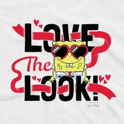 Dtg2go SpongeBob SquarePants Love The Look Kids Short Sleeve T-Shirt