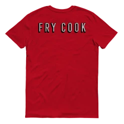 Monster Digital The Krusty Krab Fry Cook Adult Short Sleeve T-Shirt Clothing