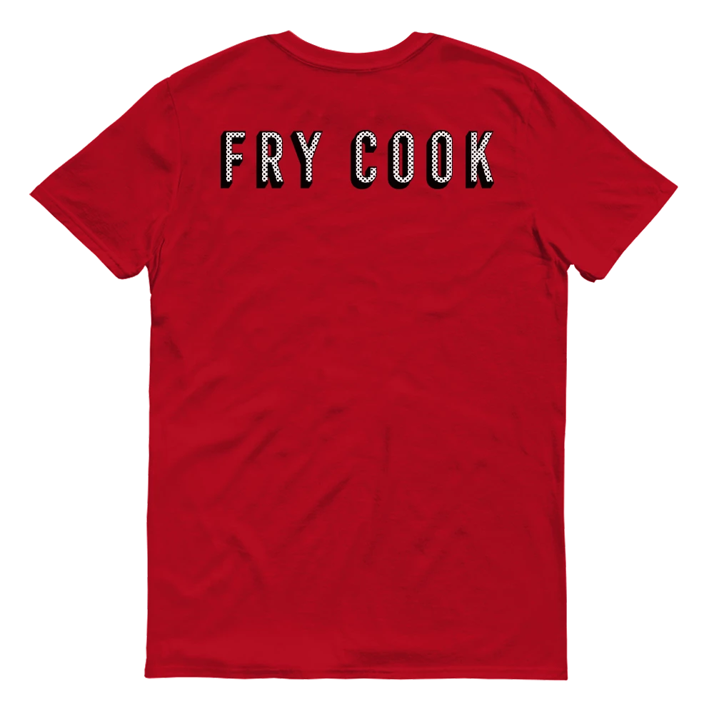 Monster Digital The Krusty Krab Fry Cook Adult Short Sleeve T-Shirt Clothing 2 Monster Digital The Krusty Krab Fry Cook Adult Short Sleeve T-Shirt Clothing