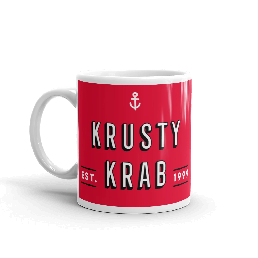 Monetyze-casetry Drinkware SpongeBob SquarePants The Krusty Krab Est. 1999 White Mug White Mug 3 Monetyze-casetry Drinkware SpongeBob SquarePants The Krusty Krab Est. 1999 White Mug White Mug