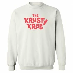 Printful The Krusty Krab Logo Fleece Crewneck Sweatshirt