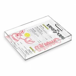 Creatormemories The Krusty Krab Menu Acrylic Tray
