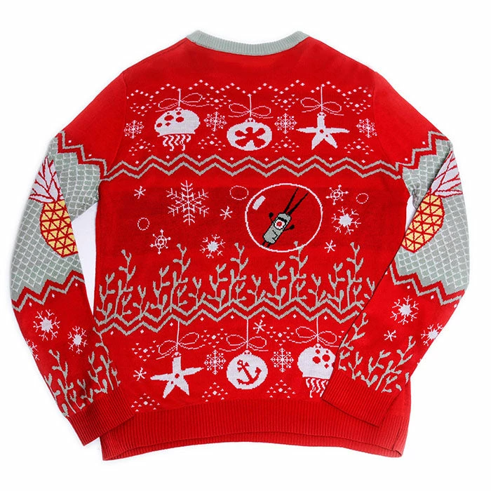 Shiphero-roody SpongeBob Krabby Christmas Ugly Holiday Sweater Clothing 4 Shiphero-roody SpongeBob Krabby Christmas Ugly Holiday Sweater Clothing