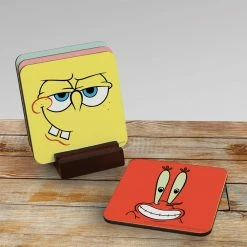 Progift SpongeBob SquarePants Character Coasters - Set Of 4 Home & Office