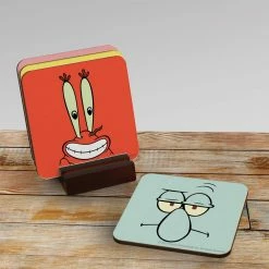 Progift SpongeBob SquarePants Character Coasters - Set Of 4 Home & Office