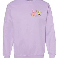 Wild-bobby SpongeBob SquarePants Do Stuff Together Crew Neck Sweatshirt Clothing