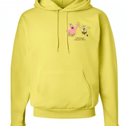 Wild-bobby SpongeBob SquarePants Do Stuff Together Hooded Sweatshirt Clothing