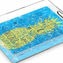 Creatormemories SpongeBob SquarePants Pineapple Acrylic Tray Home & Office