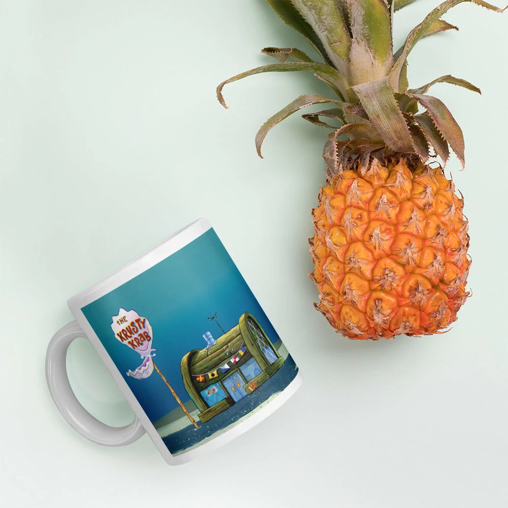 Photomugs The Krusty Krab 11 Oz White Mug 4 Photomugs The Krusty Krab 11 Oz White Mug