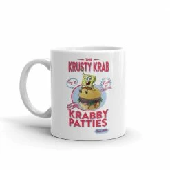 Monetyze-casetry Drinkware The Krusty Krab Krabby Patties White Mug