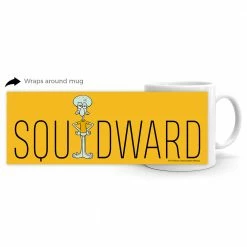 Photomugs Squidward Name Play 11 Oz White Mug Drinkware