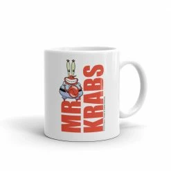 Monetyze-casetry Mr. Krabs Big Money White Mug Drinkware