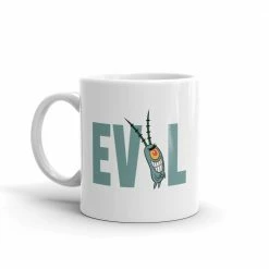 Monetyze-casetry Drinkware Plankton Evil White Mug
