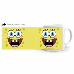 Photomugs Drinkware SpongeBob SquarePants Yellow Big Face 11 Oz Mug