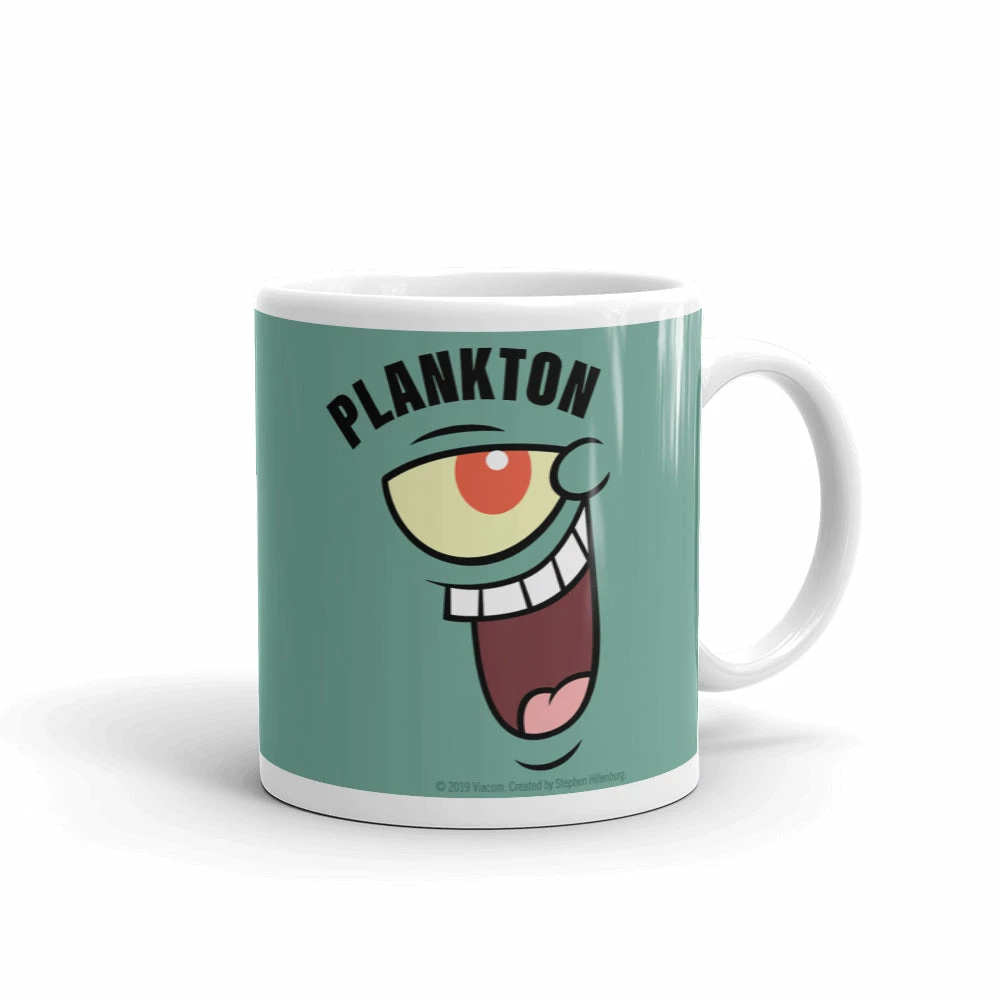 Photomugs Drinkware Plankton Big Face 11 Oz Mug 1 Photomugs Drinkware Plankton Big Face 11 Oz Mug