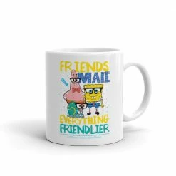 Monetyze-casetry Drinkware SpongeBob SquarePants Friendlier White Mug