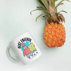 Monetyze-casetry Drinkware SpongeBob SquarePants Best Friends Personalized 11 Oz Mug