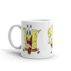 Monetyze-casetry SpongeBob SquarePants Feelin' Moody 11 Oz White Mug