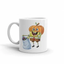 Monetyze-casetry SpongeBob And Gary Halloween White Mug