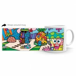 Photomugs SpongeBob SquarePants Britto White Mug Drinkware