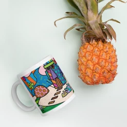 Photomugs SpongeBob SquarePants Britto White Mug Drinkware