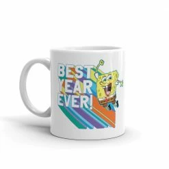 Monetyze-casetry SpongeBob SquarePants Rainbow Best Year Ever Mug