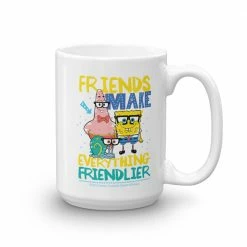 Monetyze-casetry Drinkware SpongeBob SquarePants Friendlier White Mug