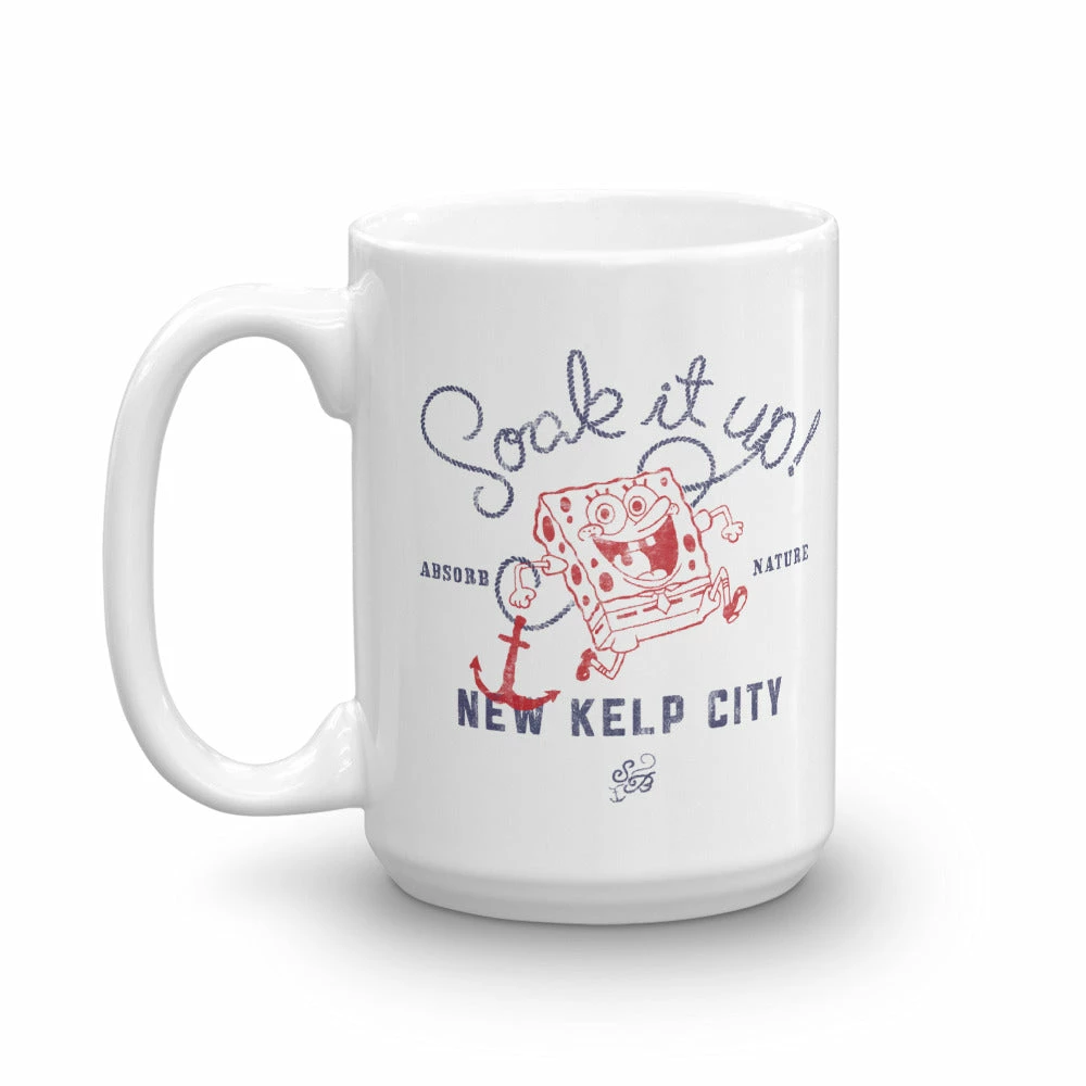 Monetyze-casetry SpongeBob SquarePants Soak It Up White Mug 5 Monetyze-casetry SpongeBob SquarePants Soak It Up White Mug
