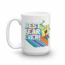 Monetyze-casetry SpongeBob SquarePants Rainbow Best Year Ever Mug