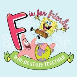 Circlegraphics Kids & Baby SpongeBob SquarePants Do Stuff Together Poster - 16" X 20"