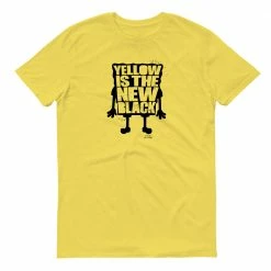 Dtg2go Clothing SpongeBob SquarePants Yellow Is The New Black Short Sleeve T-Shirt