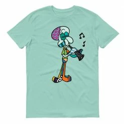 Dtg2go Clothing Squidward Britto Adult Short Sleeve T-Shirt