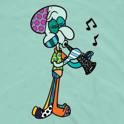 Dtg2go Clothing Squidward Britto Adult Short Sleeve T-Shirt 8 Dtg2go Clothing Squidward Britto Adult Short Sleeve T-Shirt