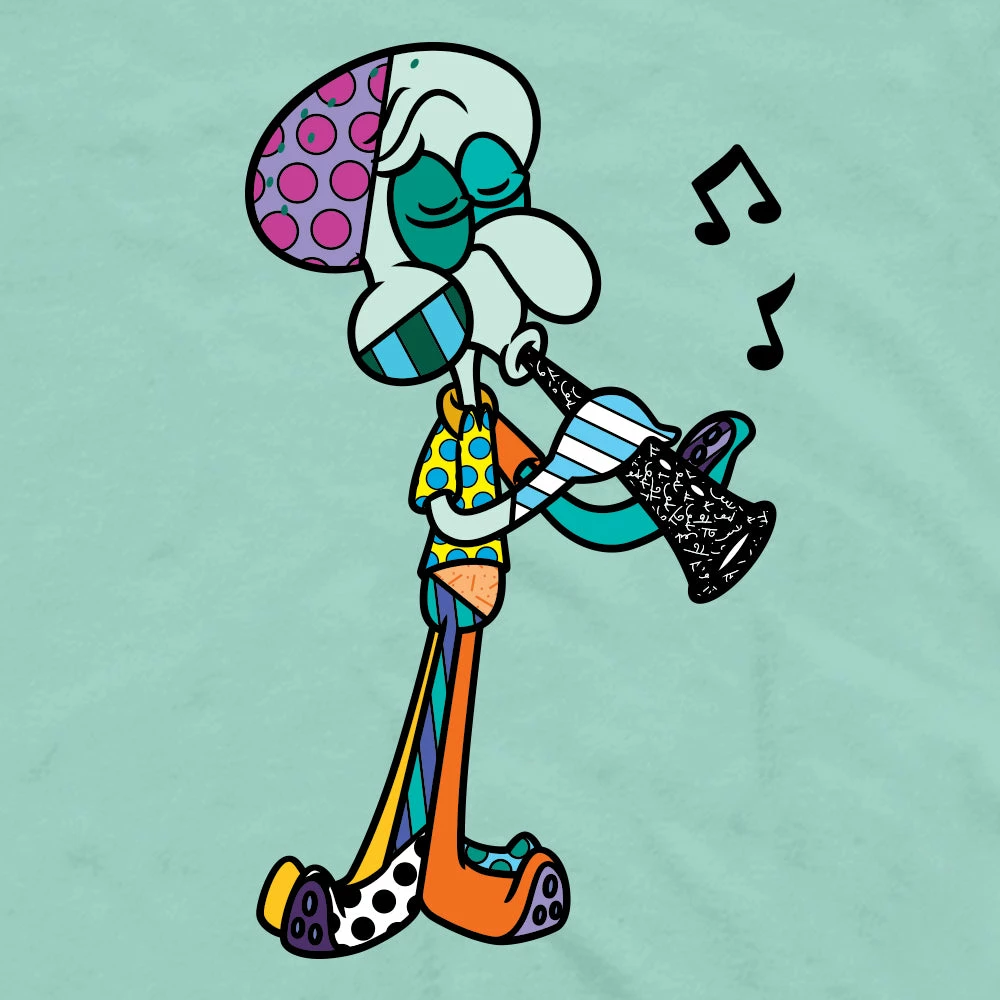 Dtg2go Clothing Squidward Britto Adult Short Sleeve T-Shirt 3 Dtg2go Clothing Squidward Britto Adult Short Sleeve T-Shirt