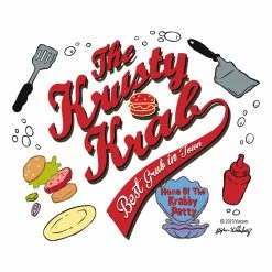 Dtg2go The Krusty Krab Apron Clothing