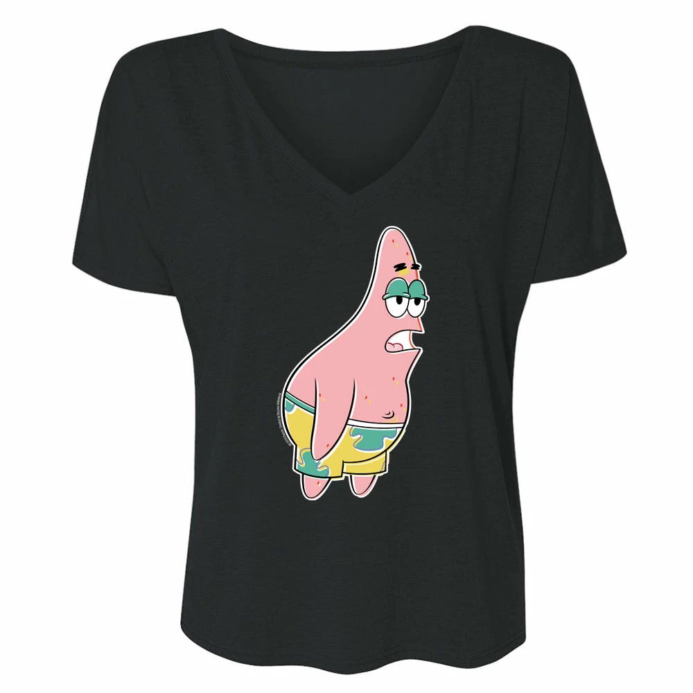 Dtg2go Clothing Patrick Yawn Women's Relaxed V-Neck T-Shirt 1 Dtg2go Clothing Patrick Yawn Women's Relaxed V-Neck T-Shirt