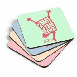 Progift SpongeBob SquarePants Best Year Ever Coaster Set Of 4