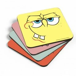 Progift SpongeBob SquarePants Character Coasters - Set Of 4 Home & Office