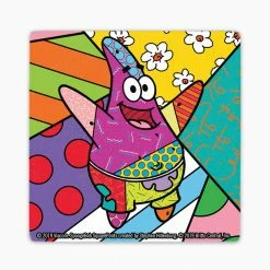 Progift Home & Office SpongeBob SquarePants Britto Coaster Set Of 4- SpongeBob, Patrick, Squidward, Mr. Krabs