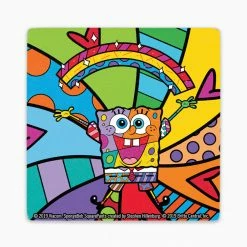 Progift Home & Office SpongeBob SquarePants Britto Coaster Set Of 4 - SpongeBob, Sandy, Plankton, Gary 8 Progift Home & Office SpongeBob SquarePants Britto Coaster Set Of 4 - SpongeBob, Sandy, Plankton, Gary