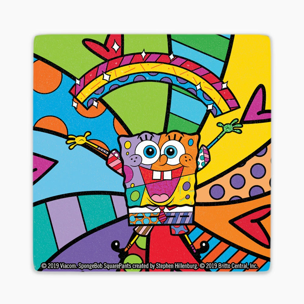 Progift Home & Office SpongeBob SquarePants Britto Coaster Set Of 4 - SpongeBob, Sandy, Plankton, Gary 3 Progift Home & Office SpongeBob SquarePants Britto Coaster Set Of 4 - SpongeBob, Sandy, Plankton, Gary