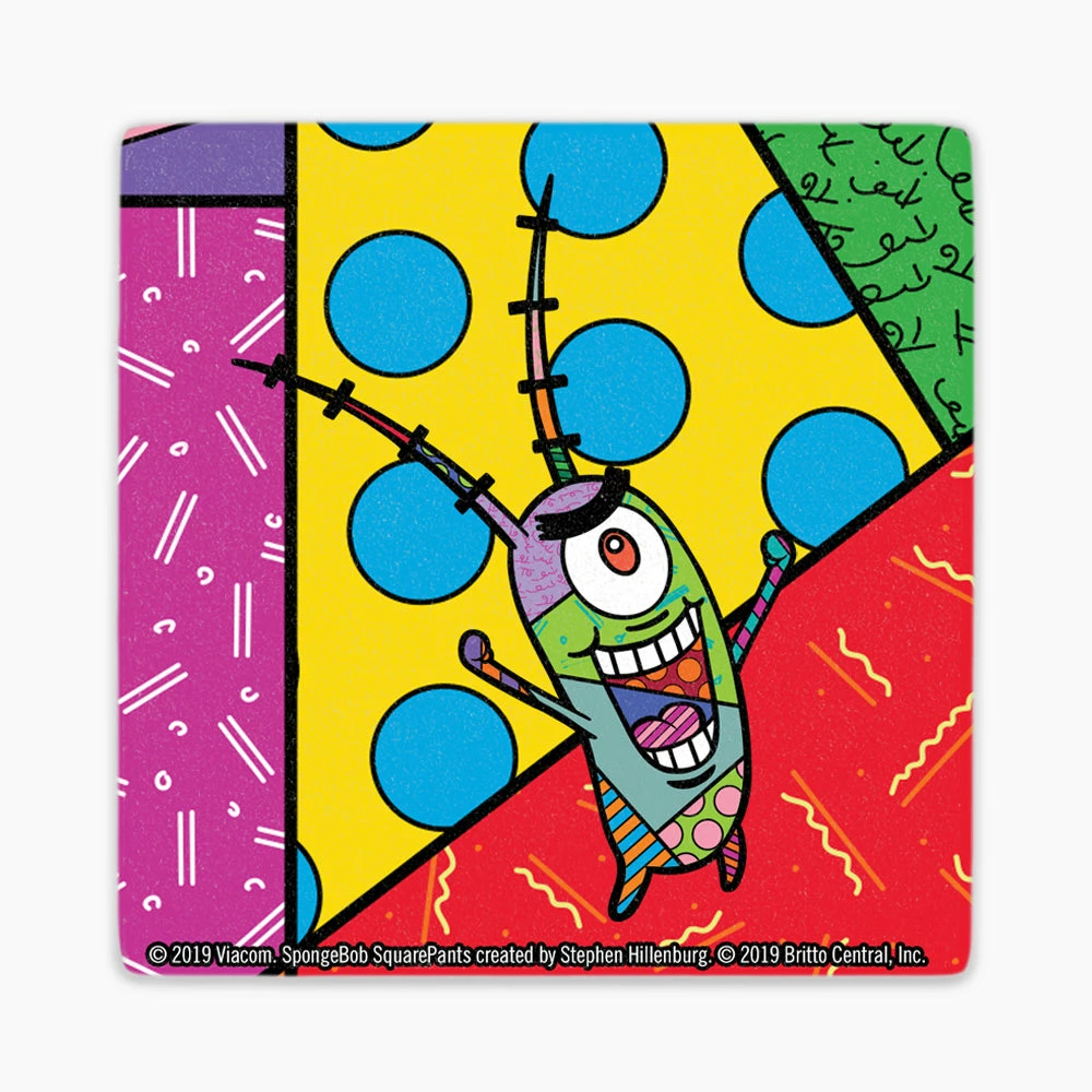 Progift Home & Office SpongeBob SquarePants Britto Coaster Set Of 4 - SpongeBob, Sandy, Plankton, Gary 5 Progift Home & Office SpongeBob SquarePants Britto Coaster Set Of 4 - SpongeBob, Sandy, Plankton, Gary