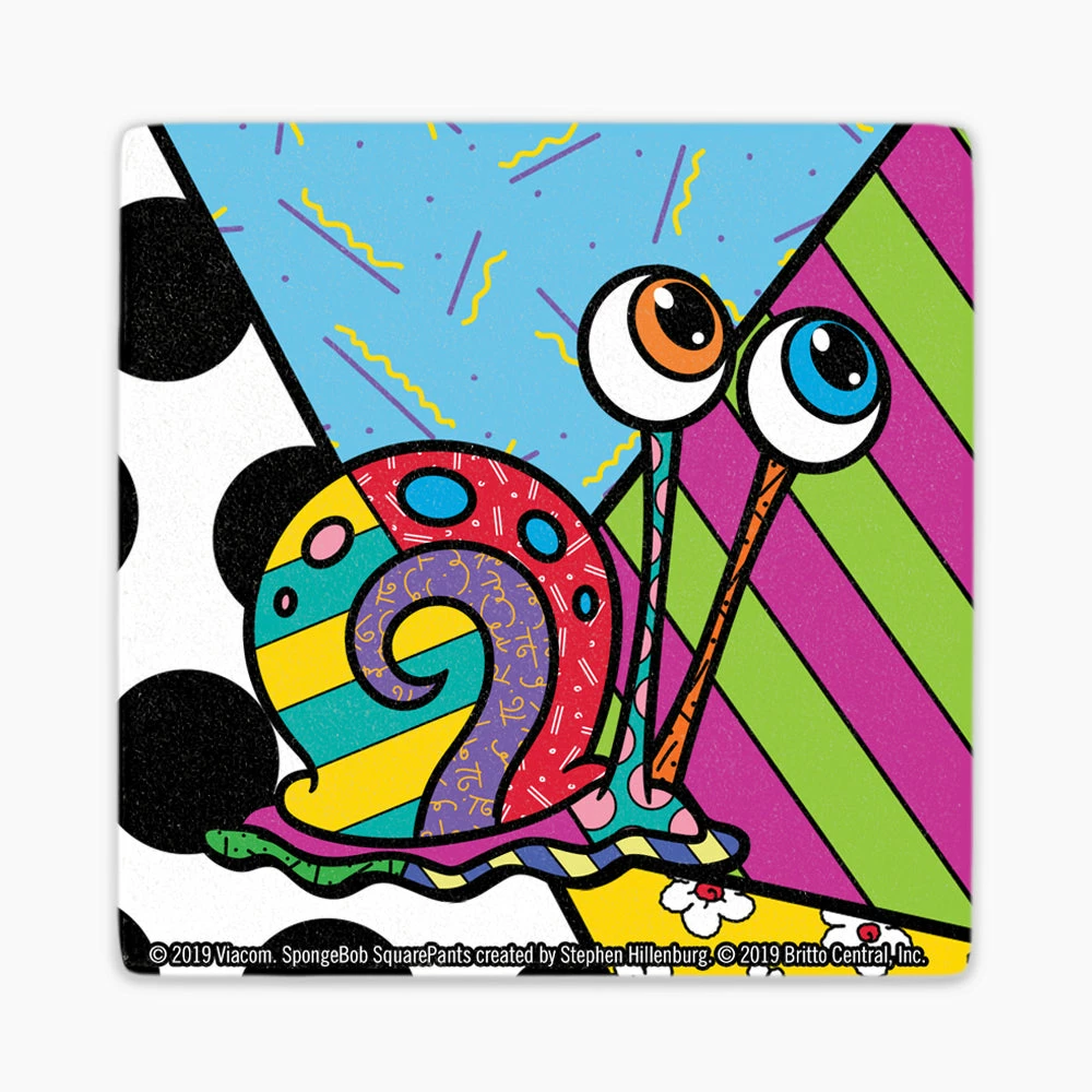 Progift Home & Office SpongeBob SquarePants Britto Coaster Set Of 4 - SpongeBob, Sandy, Plankton, Gary 6 Progift Home & Office SpongeBob SquarePants Britto Coaster Set Of 4 - SpongeBob, Sandy, Plankton, Gary