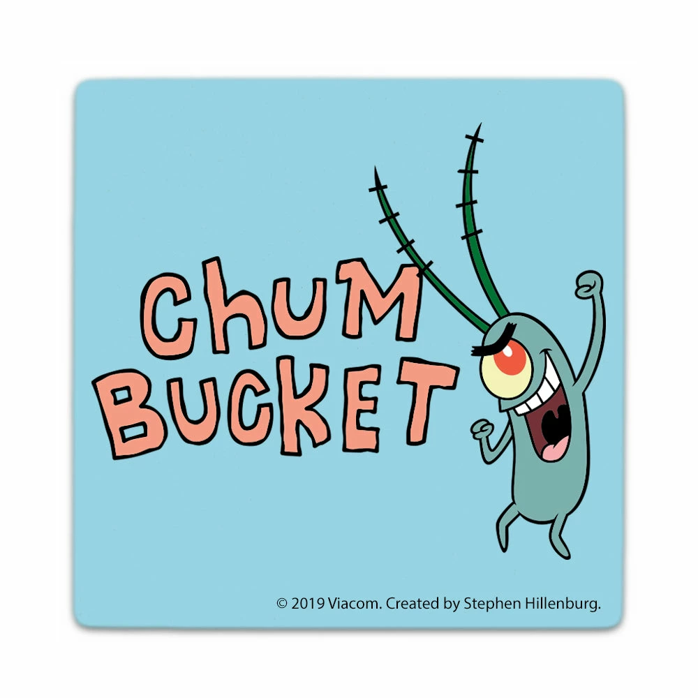 Progift Chum Bucket Coasters - Set Of 4 2 Progift Chum Bucket Coasters - Set Of 4